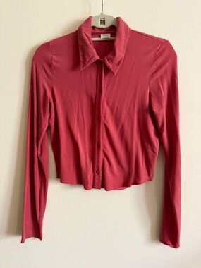 Aritzia Wilfred Pose Waist Longsleeve size small